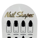 Maxbell 2x Nail Tip Display Board Acrylic Manicure Display for Nail Salon
