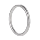 Maxbell 2x Seamless Stainless Steel O Round Rings Circle Craft Webbing Boat