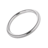 Maxbell 2x Seamless Stainless Steel O Round Rings Circle Craft Webbing Boat