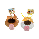 Maxbell 2x Plush Dog Keychain Cute Birthday Gift Decoration Pockets Purse
