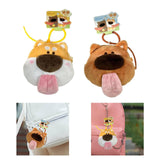 Maxbell 2x Plush Dog Keychain Cute Birthday Gift Decoration Pockets Purse