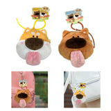 Maxbell 2x Plush Dog Keychain Cute Birthday Gift Decoration Pockets Purse