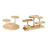 Maxbell 2 Wooden Multi Layer Display Rack Decor Wooden Display Riser