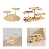 Maxbell 2 Wooden Multi Layer Display Rack Decor Wooden Display Riser