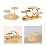 Maxbell 2 Wooden Multi Layer Display Rack Decor Wooden Display Riser