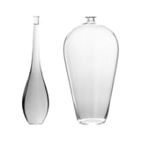 Maxbell 2x Modern Glass Vase Floral Vases Flower Vase for Decor Accessories