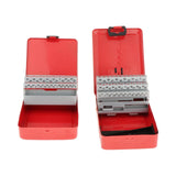 Maxbell 2x Twist Drill Bit Case Professional Iron Conveneint Drill Bit Holder