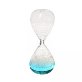 Maxbell 2xBubble Singing Hourglass Handmade Sand Timer Birthday Present for Lover Kids blue