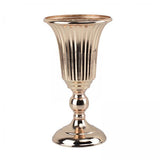 Maxbell 2xIron Flower Vase Stem Bunch Gold Bouquet Floral Arrangement Table Decoration height 27cm