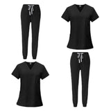Maxbell 2 Piece Female Scrub Set Machine Nurse Work Clothing for Beauty Salon