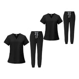 Maxbell 2 Piece Female Scrub Set Machine Nurse Work Clothing for Beauty Salon