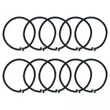 Maxbell 2x10x Trampoline Elastic Rope Tie Downs Straps for Indoor Trampoline Tent Tarp Black