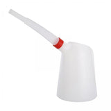 Maxbell 2xOil Measuring Jug with Pouring Flexible Spout with Lid for Car Traveling 1.2L