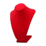 Maxbell 2xDurable Necklace Display Bust Jewelry Organizer for Salon Exhibitions Choker High