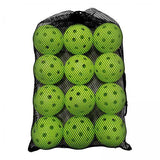 Maxbell 2x12 Pieces Pickleball Balls 74mm Standard Hollow Ball Accessories for Outdoor green