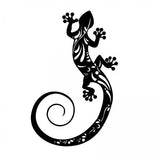 Maxbell 2xMetal Gecko Lizard Wall Decor Hanging Iron Lizard for Living Room Yard