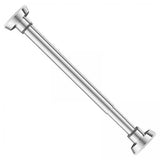 Maxbell 2xTelescopic Clothing Rod Adjustable Closet Rod for Cabinets Closet Bathroom