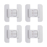 Maxbell 2x4x Fridge Locks Freezer Door Locks for Cupboards Mini Fridges Small Freezers
