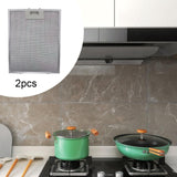 Maxbell 2Pcs Range Hood Grease Filter Aluminum Mesh for Hotel Home Restaurant