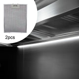 Maxbell 2Pcs Range Hood Grease Filter Aluminum Mesh for Hotel Home Restaurant