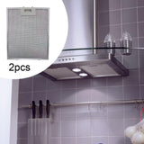 Maxbell 2Pcs Range Hood Grease Filter Aluminum Mesh for Hotel Home Restaurant