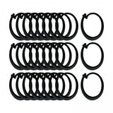 Maxbell 2x30x Gazebo Curtain Hooks Professional Black for Netting Mesh Screen Curtains