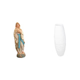 Maxbell Virgin Mary Statue Crafts Decorative Floor Lamp Cover for Home
