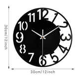 Maxbell Wall Clock Catholic Sculpture Figurine Gift for Bathroom Hotel Bedroom