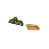 Maxbell Fruit Basket and Floor Carpet Food Organizer Tray for Bedroom