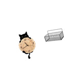 Wall Clock Wall Decor Gifts Wall Hanging Baskets Metal Organizer for Office Kids Room Bedroom Kitchen Bathroom Lightweight No Ticking Home