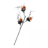 Maxbell 2xHalloween Pumpkin Branches DIY Bouquet Floral Stem for Table Kitchen Wedding