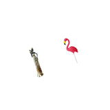 African Tribal Lady Sculpture Figurine Lightweight Decorative Home Decor for Hotels Bird Yard Art Ornament Backyard Fairy Garden Accessories Flamingo Stake Holiday Spring