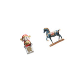Fortune Horse Statue for New Year Desktop Ornament Fengshui Decor Standing Horse Sculpture God of Luck Figurine for Desk Living Room Bookcase Decoration