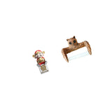 Fortune Owl Statue Creative Luck Figurine Toilet Paper Holder Cartoon Organizer for New Year Home Kitchen Easy Installation Towel Roll Dispenser