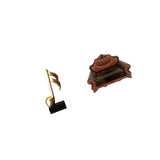 Musical Sofa Note Chair Sculpture Resin Creative Tabletop Ornament Centerpiece Desk Fireplace Housewarming Miniature Furniture Room Micro Landscape Gift