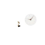 Musical Wall Clock Sculpture Resin Figurine Creative Tabletop Ornament Centerpiece Silent Art Decorative Home Kitchen Office Study Room Gift