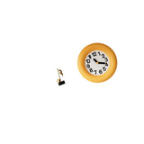 Harmonious Rhythm Resin Clockwork Sculpture Contemporary Tabletop Ornament Silent Wood Centerpiece for Desk Kitchen Bedroom Decor