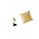 Resin Music Note Sculpture Pillow Cover Creative Tabletop Ornament Elegant Sofa Cushion Centerpiece for Desk Fireplace Living Room Housewarming Gift