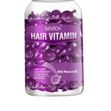 Hair Vitamin Serum Capsule with Vitamins B5 Oil Repair Hair For Women purple