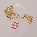 Maxbell 3x10x Gold plated Musical Speaker Cable Wire Screw Banana Plug Connector 4MM