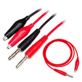 Maxbell 6xBanana plug to Aligator Clip Test Lead Cable for Tester Multimeter Red+Black