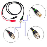 Maxbell 15x2pcs 110cm BNC Q9 to Dual Alligator Clip Oscilloscope Test Probe Cable Leads