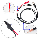 Maxbell 15x2pcs 110cm BNC Q9 to Dual Alligator Clip Oscilloscope Test Probe Cable Leads