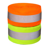 Maxbell 3x3 Meters Silver Reflective Tape Safty Strip Sew-on Lime Synth Fabric Orange