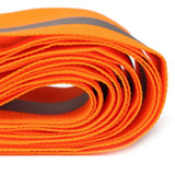 Maxbell 3x3 Meters Silver Reflective Tape Safty Strip Sew-on Lime Synth Fabric Orange