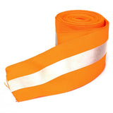 Maxbell 3x3 Meters Silver Reflective Tape Safty Strip Sew-on Lime Synth Fabric Orange