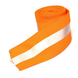 Maxbell 10x3 Meters Silver Reflective Tape Safty Strip Sew-on Lime Synth Fabric Orange