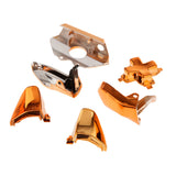 Maxbell Maxbell Custom Chrome Controller Case Housing Kit Full Shell for Xbox One Orange