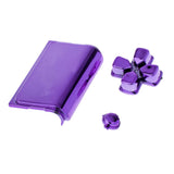 Maxbell Maxbell Replacement Chrome Plating Buttons and Touchpad for PS4 Controller-Purple