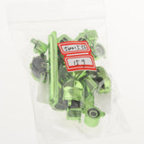 Maxbell Maxbell Replacement Chrome Plating Buttons and Touchpad for PS4 Controller-Green